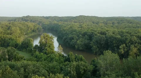 River and Forest Stock Footage 43290635