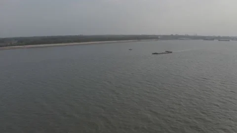 River and lake in raw format Stock Footage 233326498