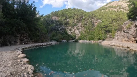 River and Mountain 스톡 동영상 219402846