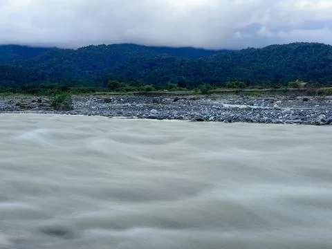 River and mountain Stock Photos