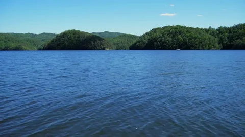 A river and mountains Stock Footage 75597298