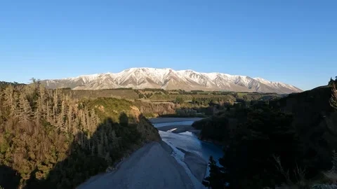 River and Mountains Stock Footage 219361126