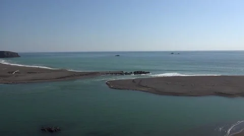 River And Ocean Stock Footage 51022709