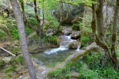 River and overfall Stock Photos