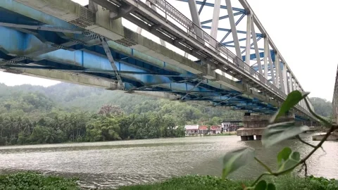River and Railway Stock Footage 254051213