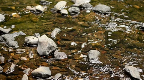 River and Rocks Stock Footage 27254628