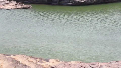 River and rocks 스톡 동영상 154328091