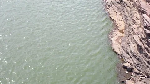 River and rocks 스톡 동영상 154410927