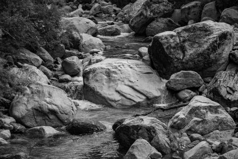 River and rocks Stock Photos