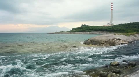 River and Sea Video stock 10732064