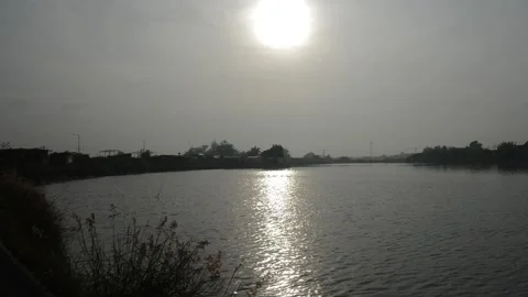 River and sunrise Stock Footage 220591241