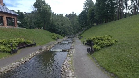 The river and water current Stock Footage 91102918