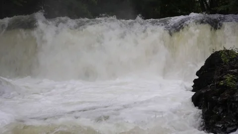 River and water fall Video stock 109129525