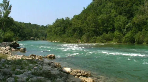 River and the woods Stock Footage 825121
