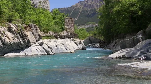 River Ara in Ordesa valley 2 Stock Footage 40426887
