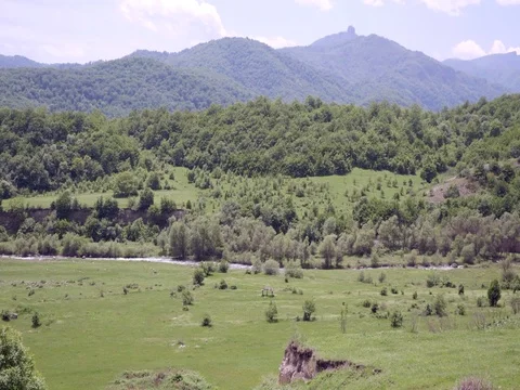 River in Armenia Stock Footage
