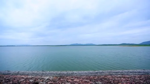 River around Coal based  thermal power plant Stock Footage 211373797