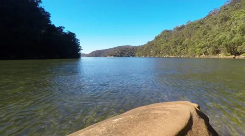 River on a Autumn Day  Stock Footage 66330090