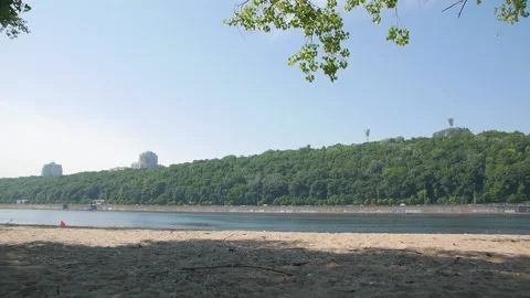 River Bank Landscape Stock Footage 156658625