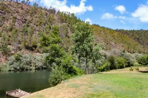River Beach of Janeiro de Cima landscape Stock Photos
