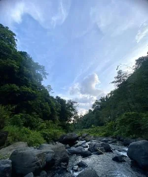 River with beautiful rocks Stock Photos