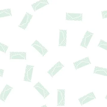 River bed glyph seamless pattern Stock Illustration
