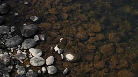 River Bed Overhead View, 4K Stock Footage 56440645