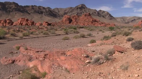 The river bed ran dry Video stock 50699743