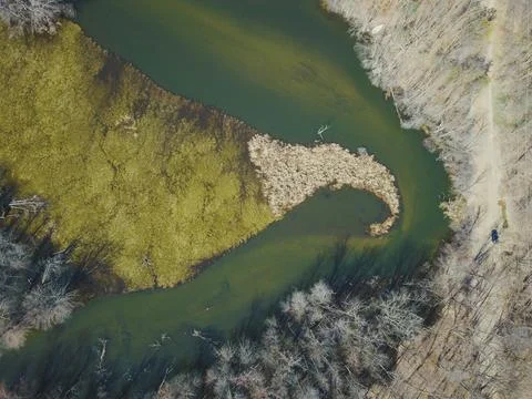 River Bend Spring Stock Photos