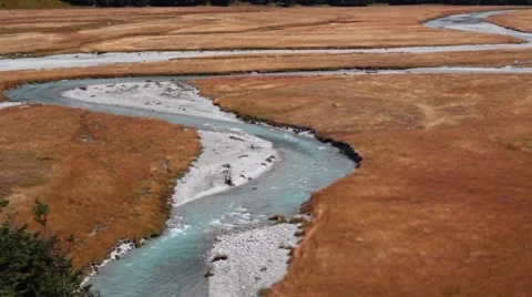 River Bend Valley Stock Footage 47434691
