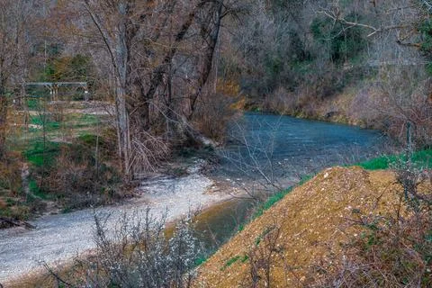 River Bend View Stock Photos