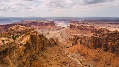 River between mountains and open sky. Grand canyon park Stock Photos