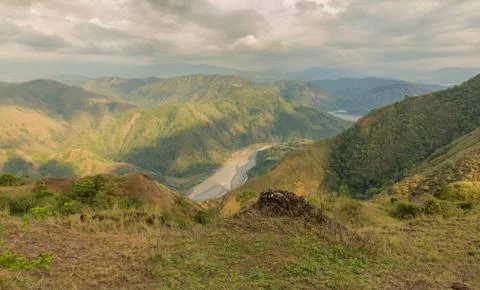 River Between Mountains Foto stock