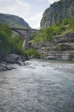 River between the mountains Stock Photos