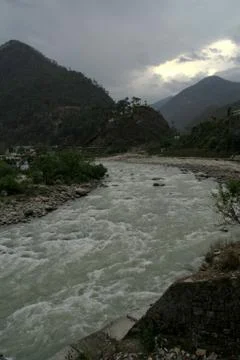 River Bhagirathi Stock Photos