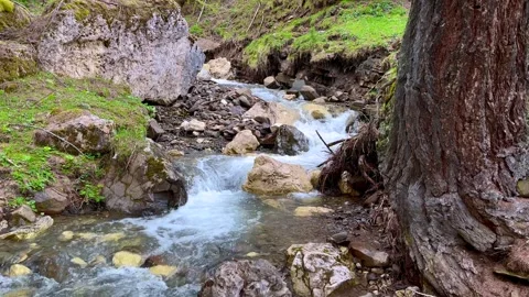 River in big mountains Stock Footage 289002997