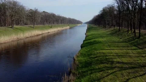 River big in nature drone Stock Footage 150975559