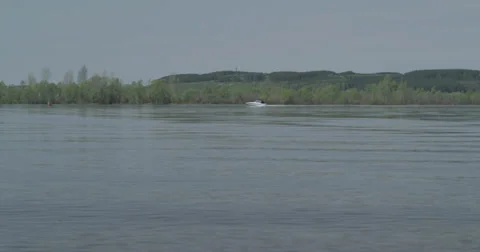 River Boat 4K 01 Stock Footage 39854535