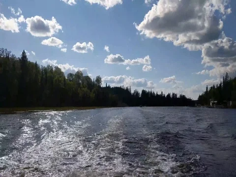 River Boat Cruise Stock Footage 80165615