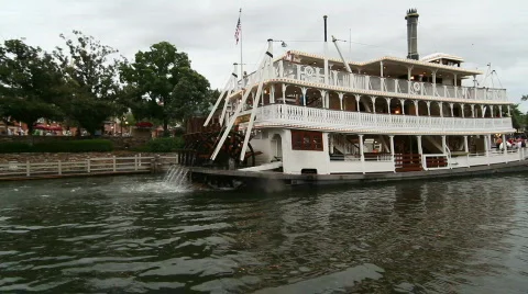 River Boat Stock Footage 768386