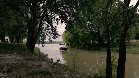 River boat Stock Footage 91189343