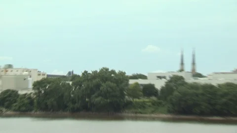 River Boat Stock Footage 123928963