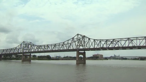 River Boat Stock Footage 123928990