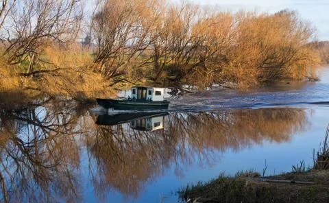 River boat Foto stock