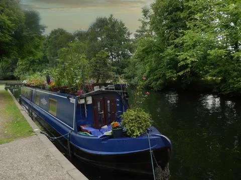 River Boat on the Thames river Stock Photos