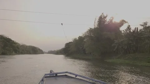 River boat for transportation Video stock 289051874