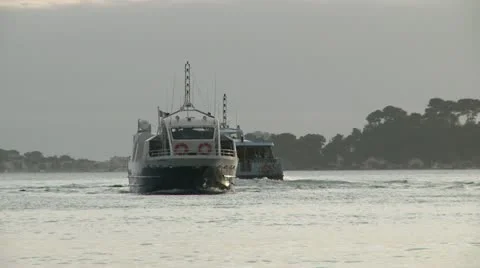 River boats - HD Stock Footage 12519974