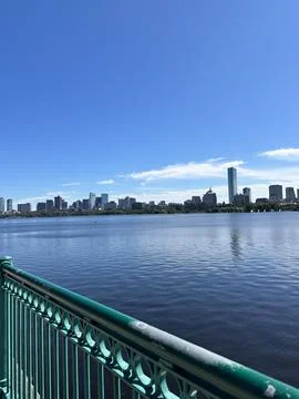 River in boston Stock Photos