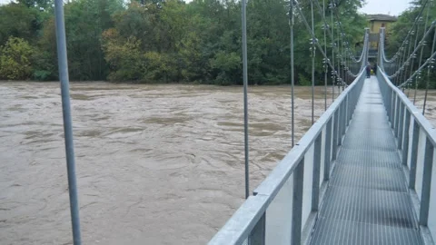 River Brembo, Italy Stock Footage 287696603