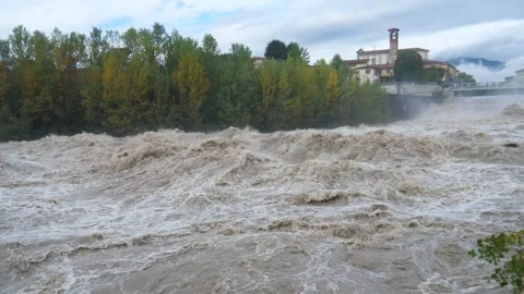 River Brembo, Italy Stock Footage 287697309